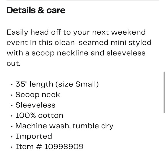 Rag & Bone Kim Cotton Cream Mini Dress - Picture 4 of 9